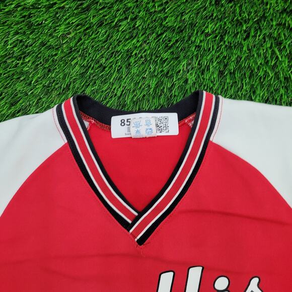 Vintage 80s Champion Millis Mohawks Shirt Womens M/L 20x25 Red - Picture 10 of 16